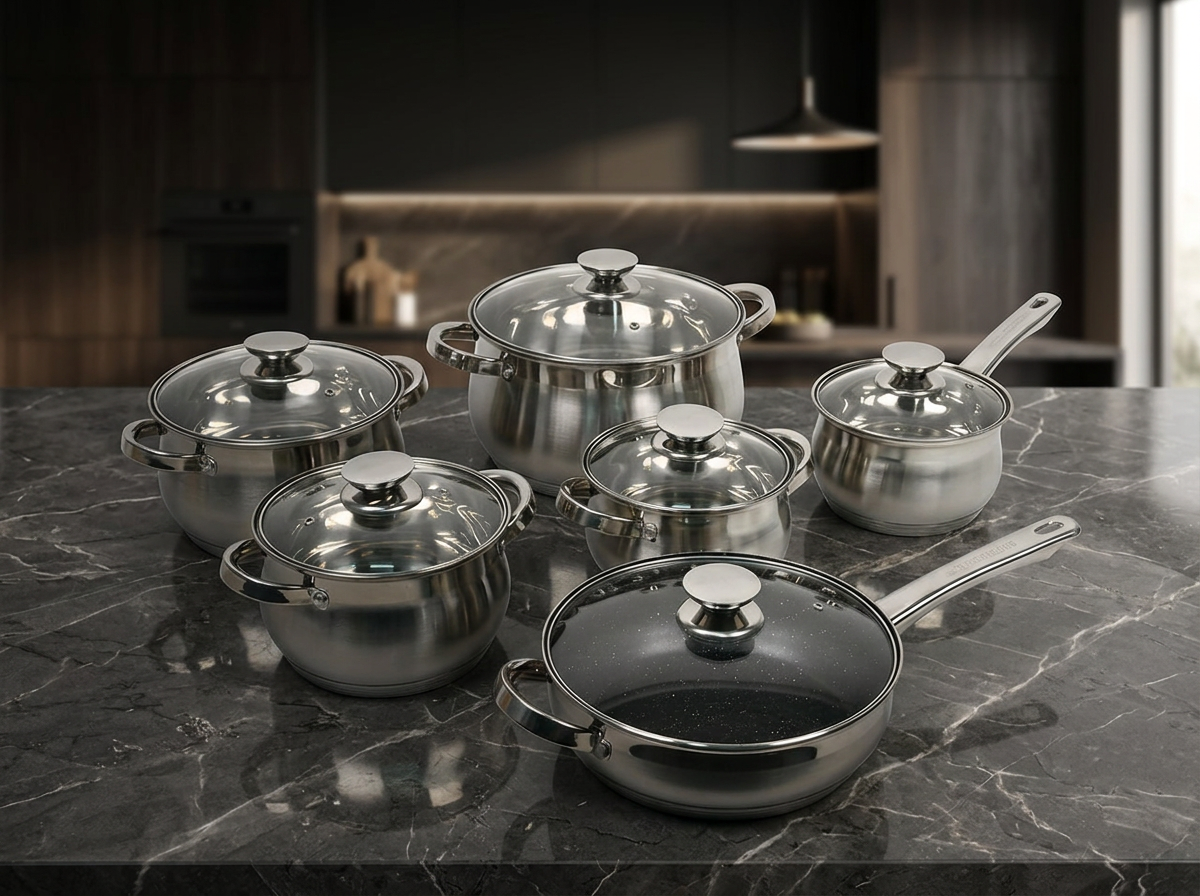 Royalty Line inox set u luksuznoj kuhinji